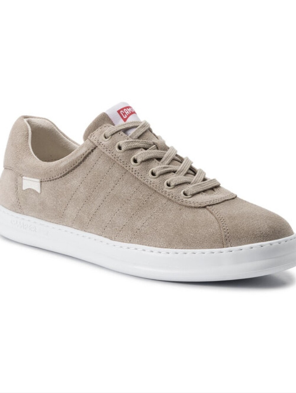 Camper Men's Iconic Runner Suede Sneaker Beige Tan Size 43 9.5 K100227